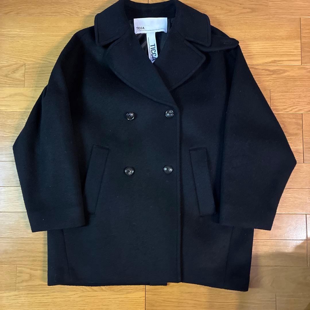 郁*様 TICCA ブラック ピーコート