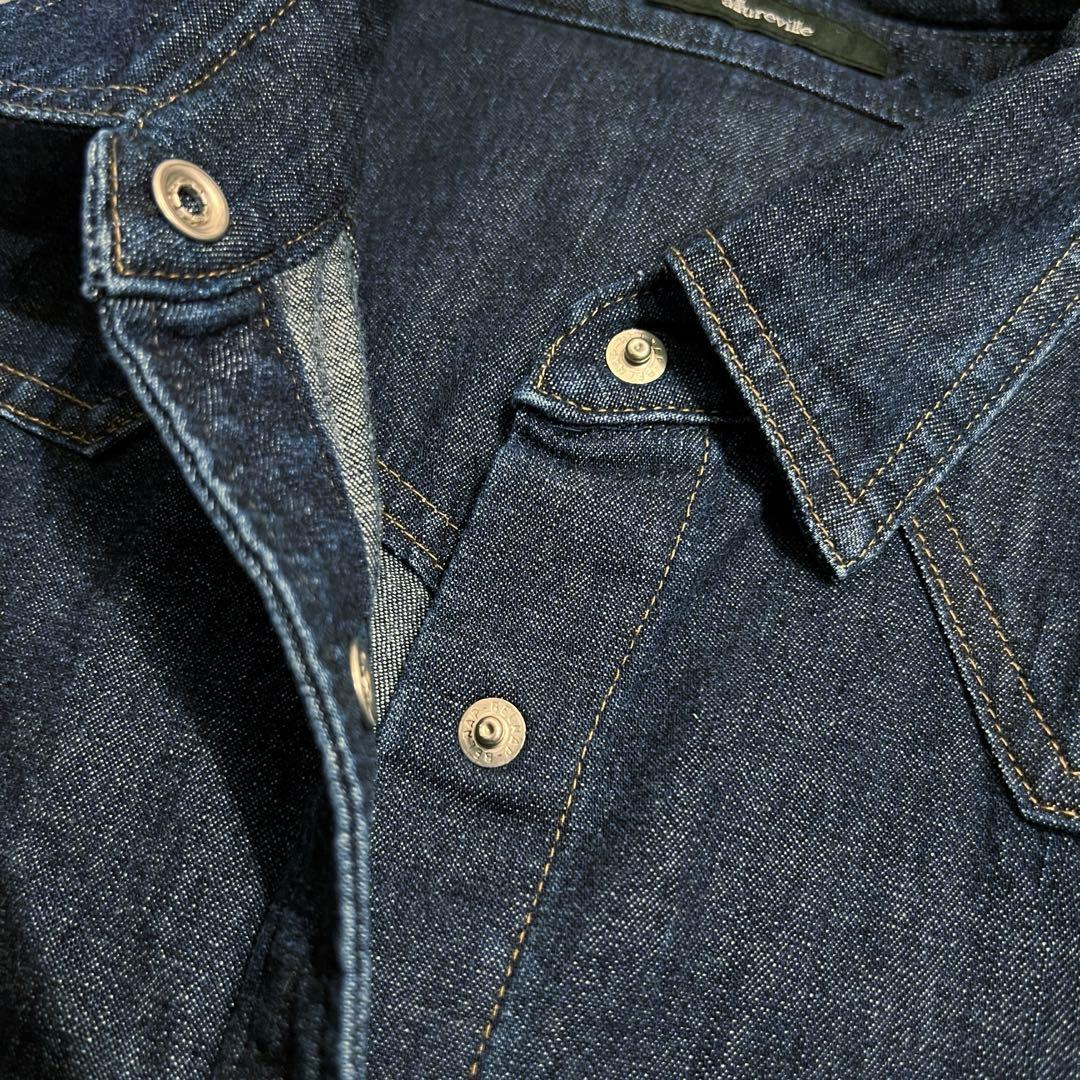 【2度着用】allureville アルアバイル デニム シャツ M ダンガリー