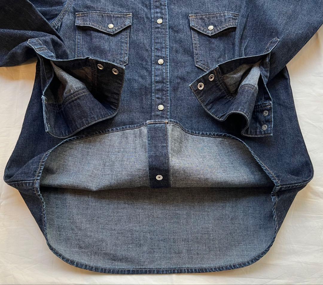 【2度着用】allureville アルアバイル デニム シャツ M ダンガリー