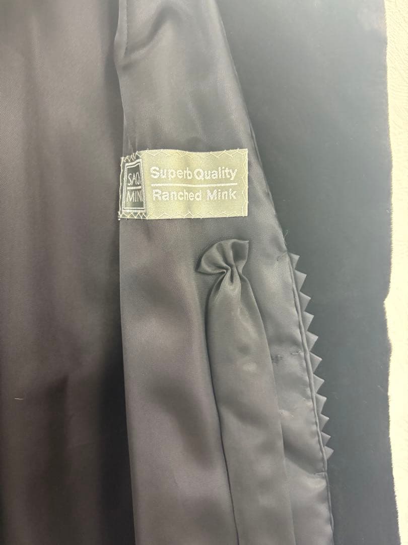 高級サガミンク ロングコート