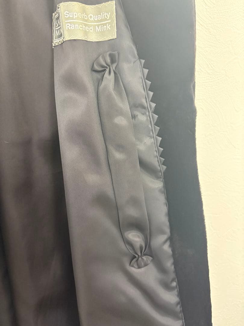 高級サガミンク ロングコート