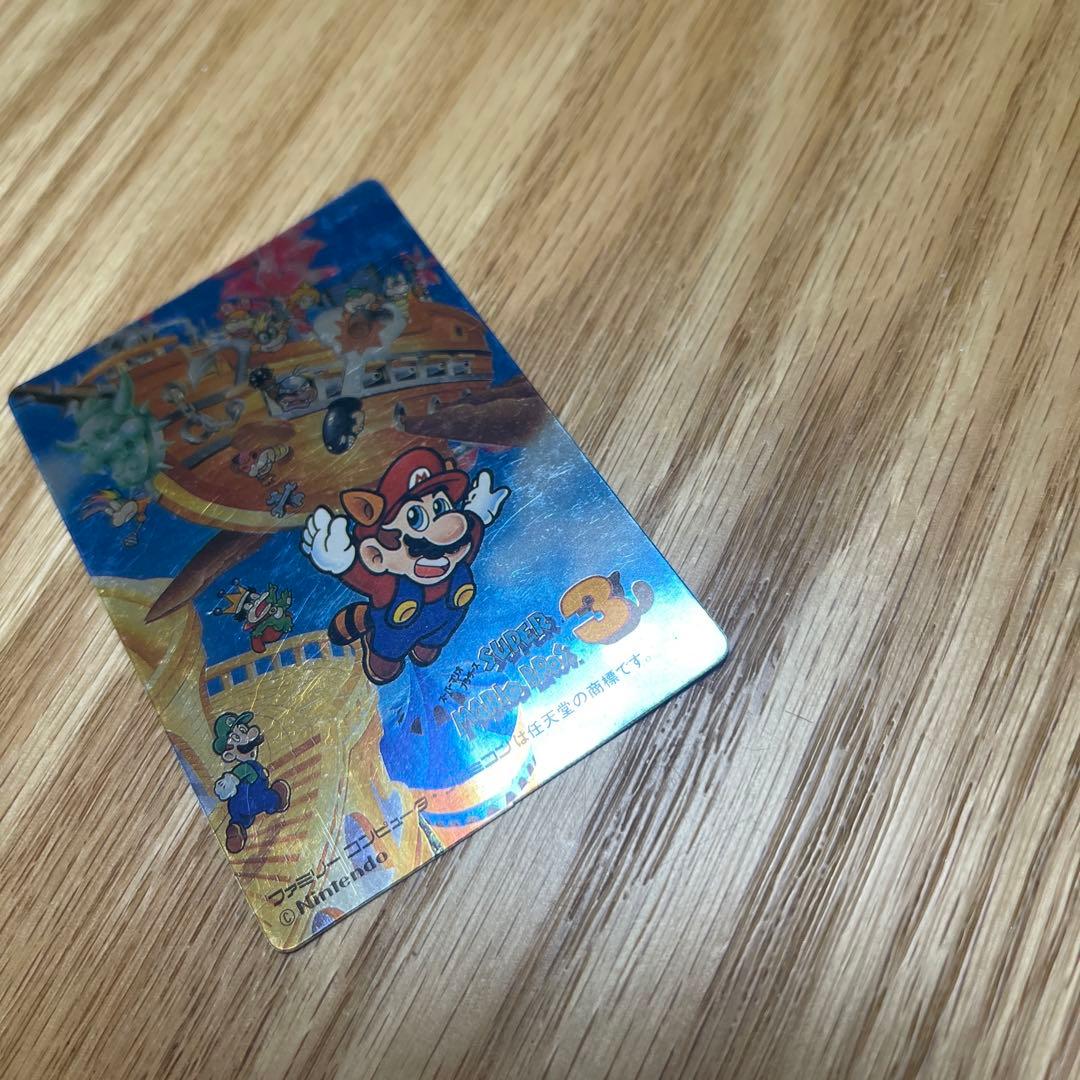 【超激レア】ファミコンスナック　マリオ　カード【3561