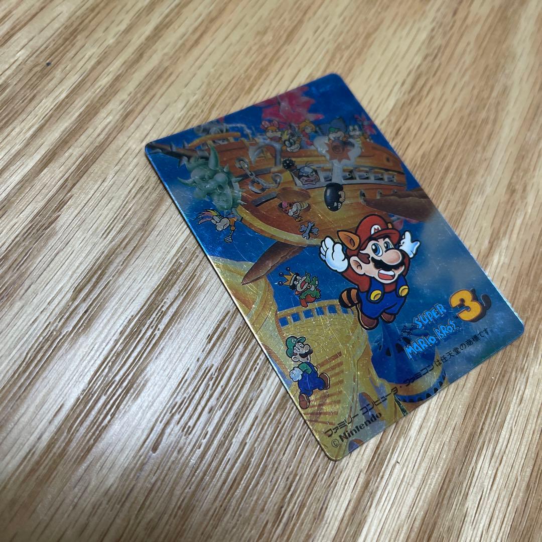【超激レア】ファミコンスナック　マリオ　カード【3561