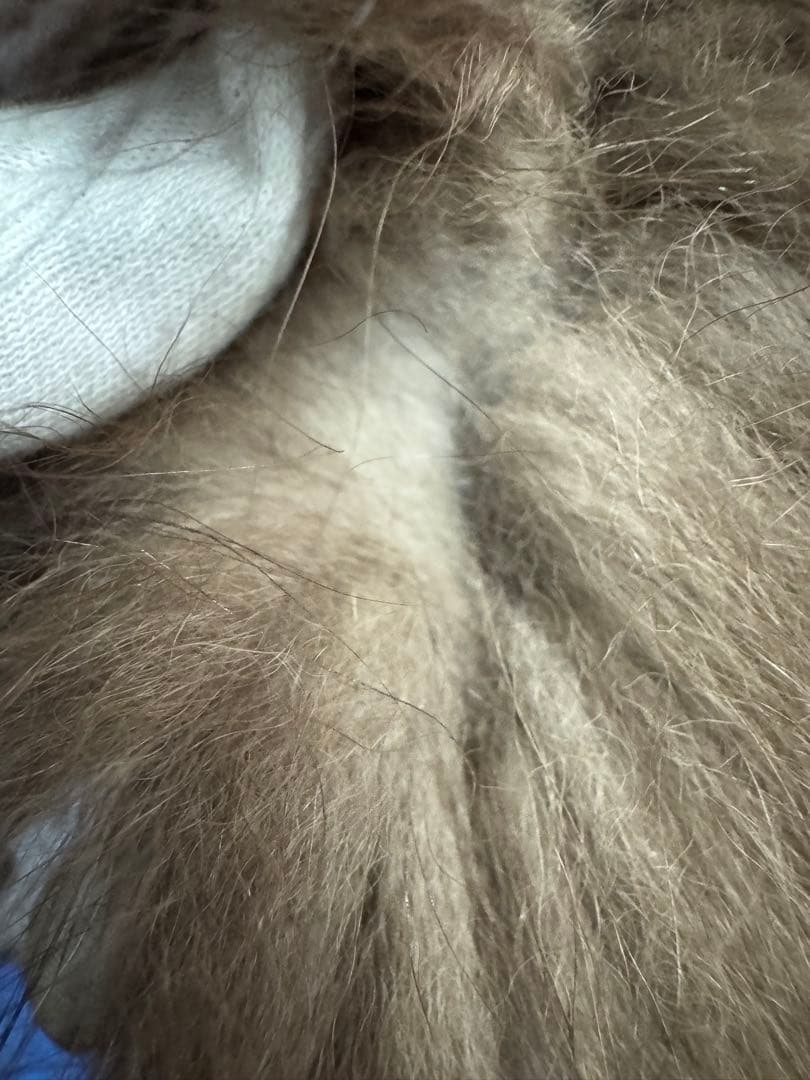 超高級 リアルファー シルバーフォックス ロングコート ファーコート 毛皮