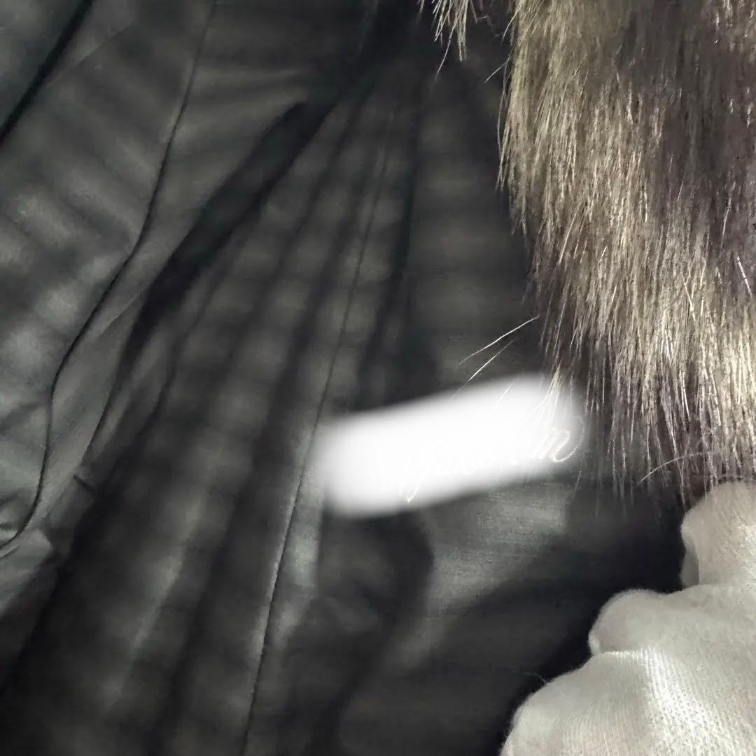 超高級 リアルファー シルバーフォックス ロングコート ファーコート 毛皮