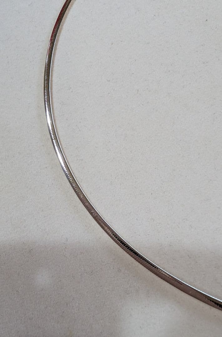 K18 YG WG リバーシブルオメガネックレス