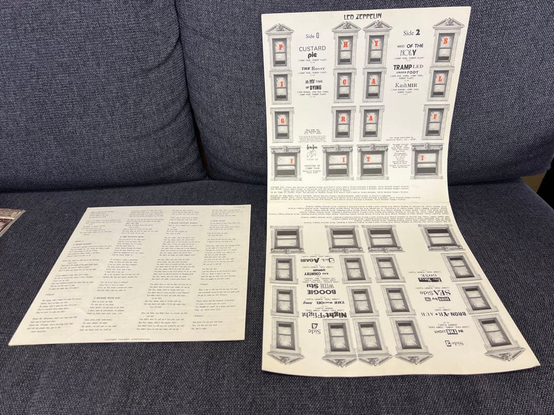 洋楽 LED ZEPPELIN PHYSICAL GRAFFITI P-5163/4