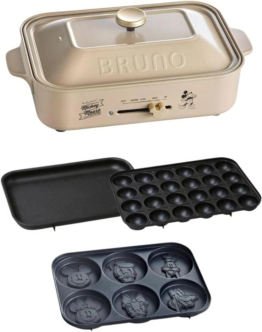 BRUNO ミッキーマウス コンパクトホットプレート　新品・未使用