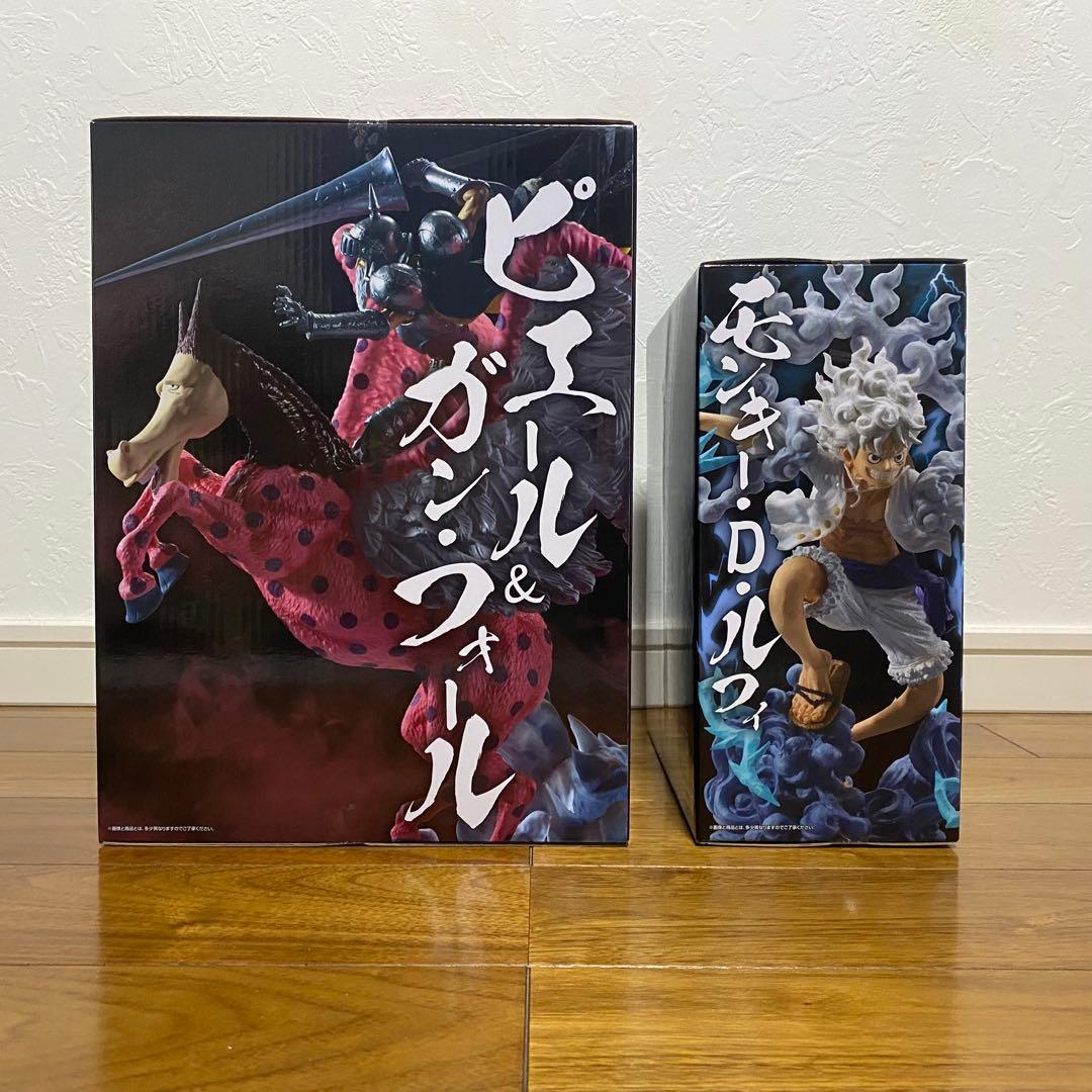 ワンピースEX 一番くじ フィギュア2点 A賞ルフィ C賞ガン・フォール