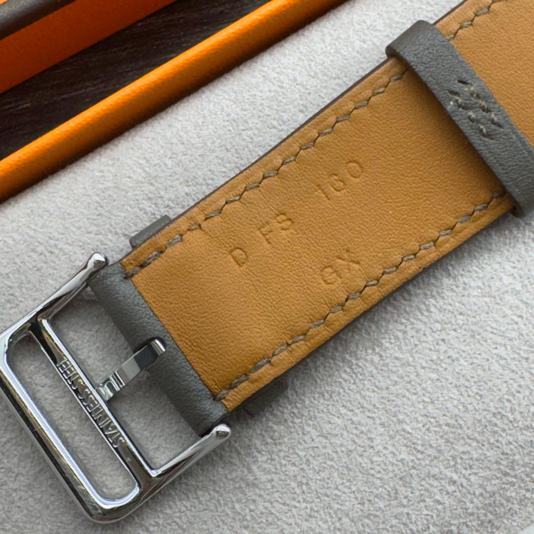 2755 レア　Apple Watch エルメス　エタン　エトゥープ　レザー