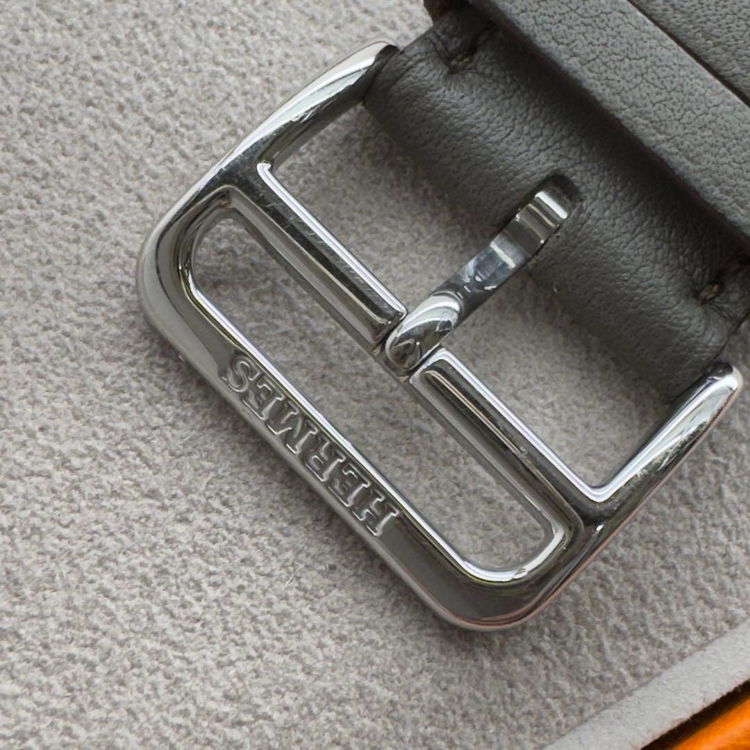 2755 レア　Apple Watch エルメス　エタン　エトゥープ　レザー