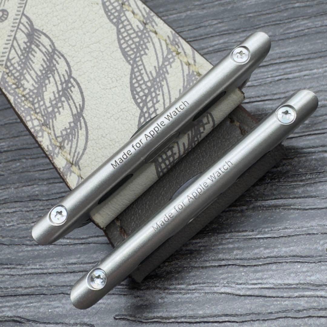 2755 レア　Apple Watch エルメス　エタン　エトゥープ　レザー