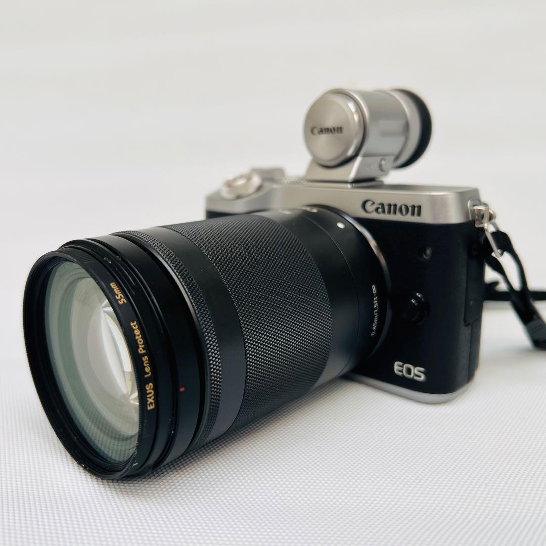 再出品【超お買得】キャノンEOS M6 EVFキット+EF-M18-150mm