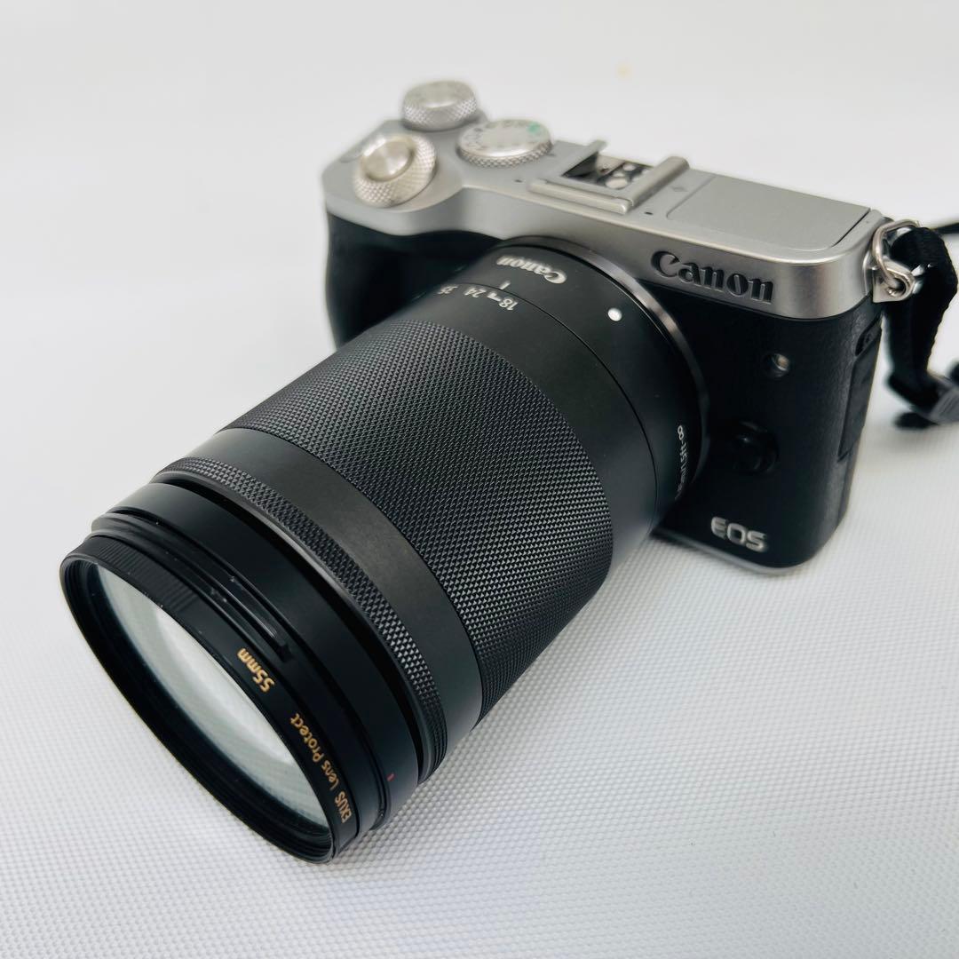 再出品【超お買得】キャノンEOS M6 EVFキット+EF-M18-150mm
