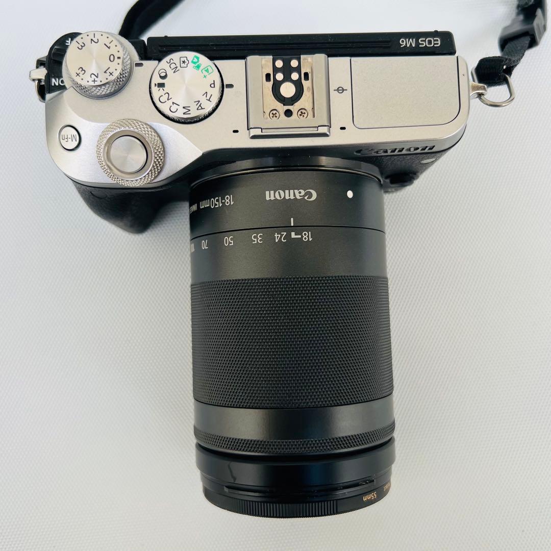 再出品【超お買得】キャノンEOS M6 EVFキット+EF-M18-150mm