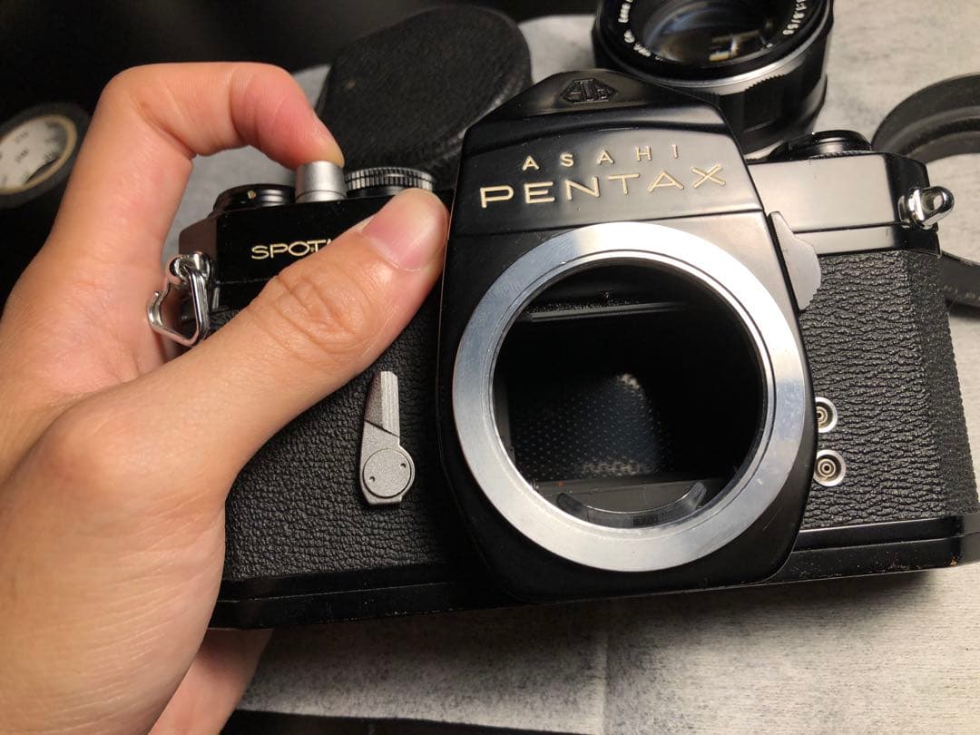 整備済 PENTAX SP レンズ55 1.8 付き フィルムカメラ 実用品