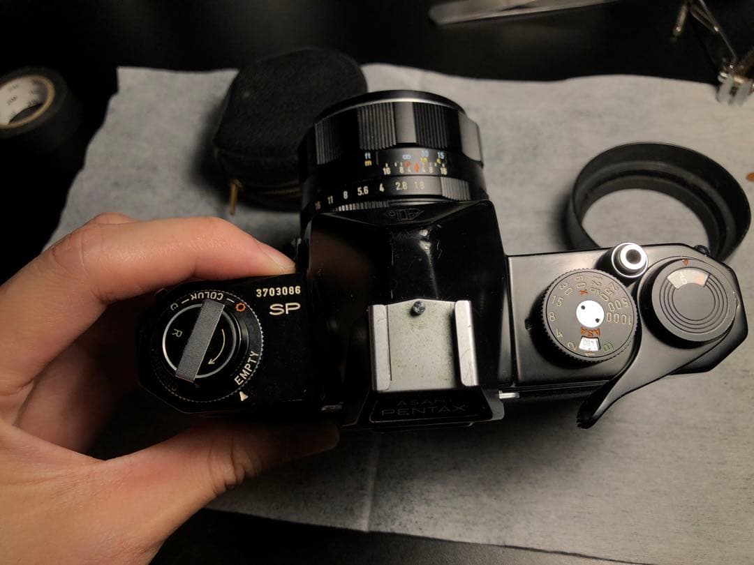 整備済 PENTAX SP レンズ55 1.8 付き フィルムカメラ 実用品