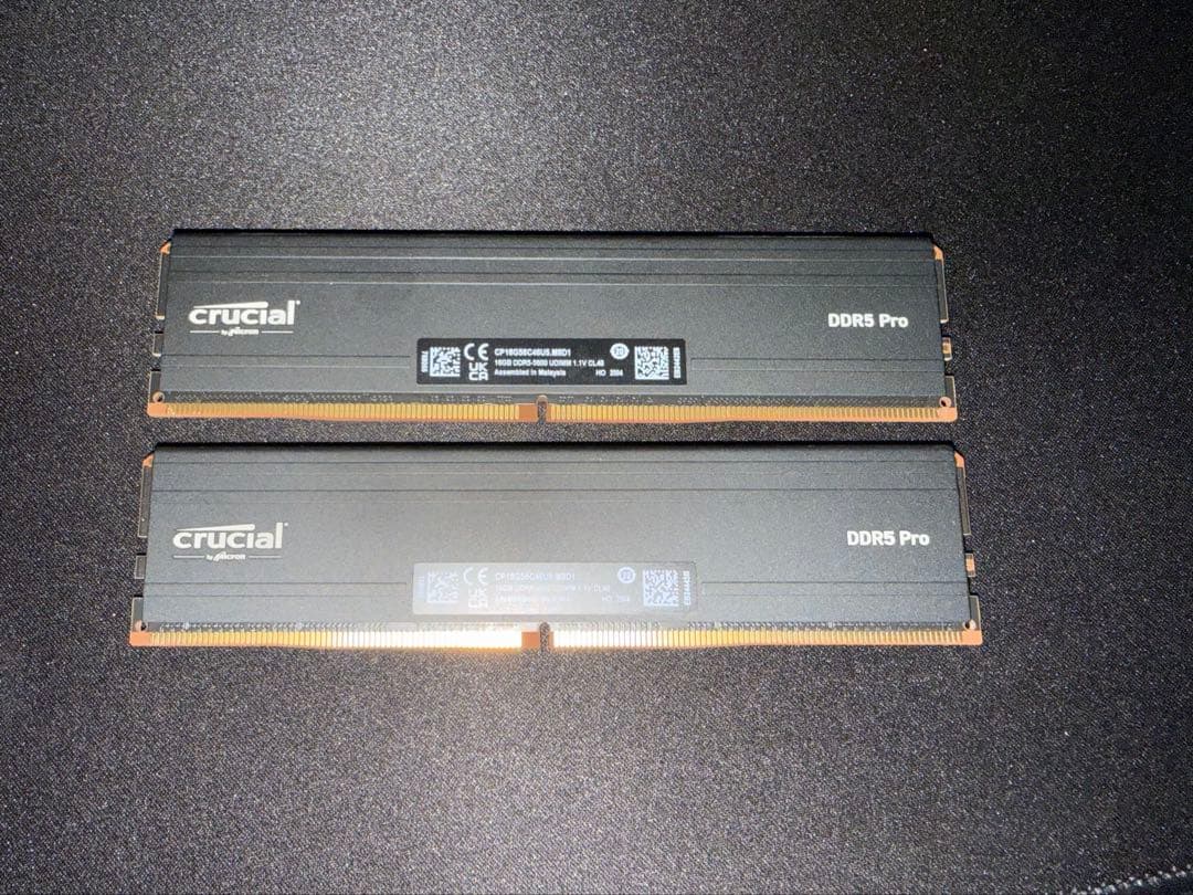 Crucial DDR5 32GB(16GB×2)メモリー