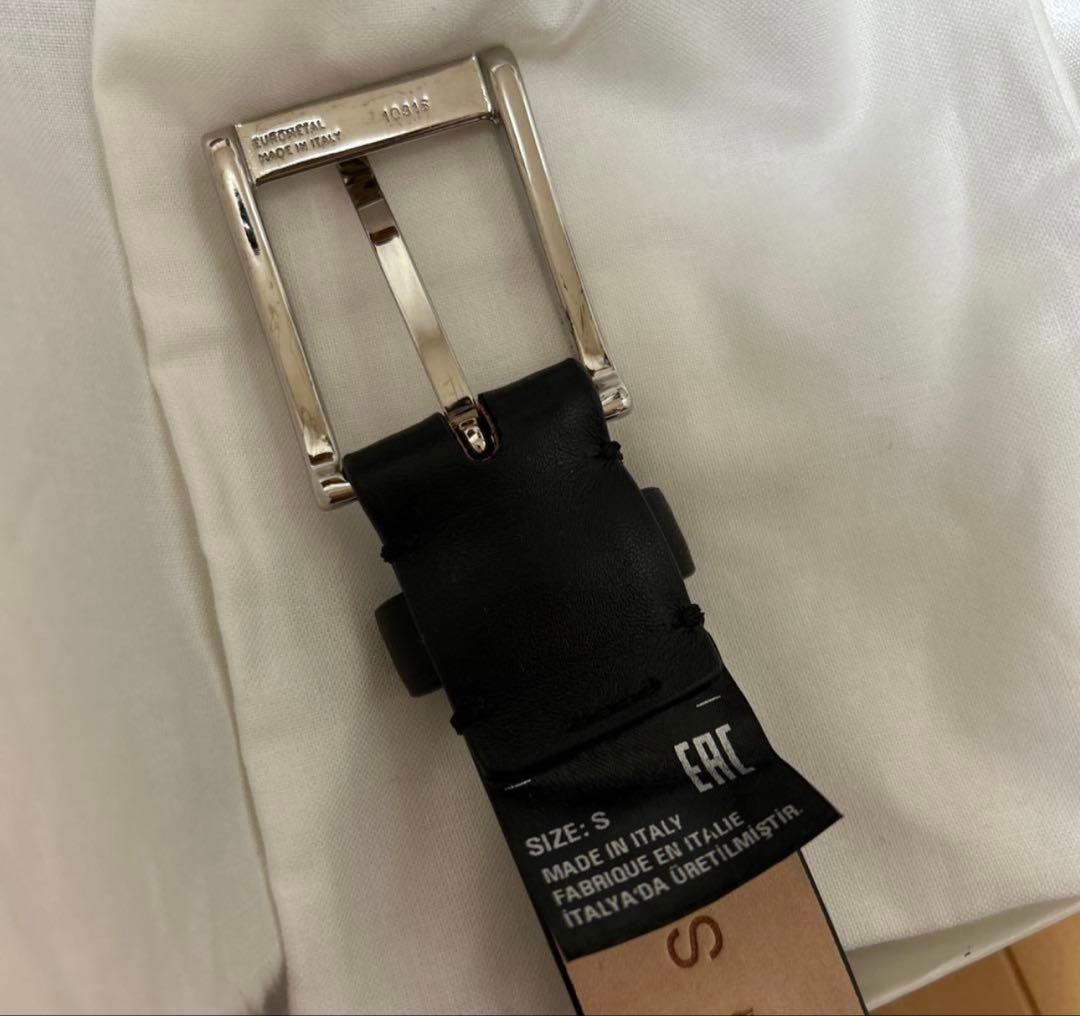 マルジェラ　メゾンマルジェラ　ベルト　レディース　ブラック