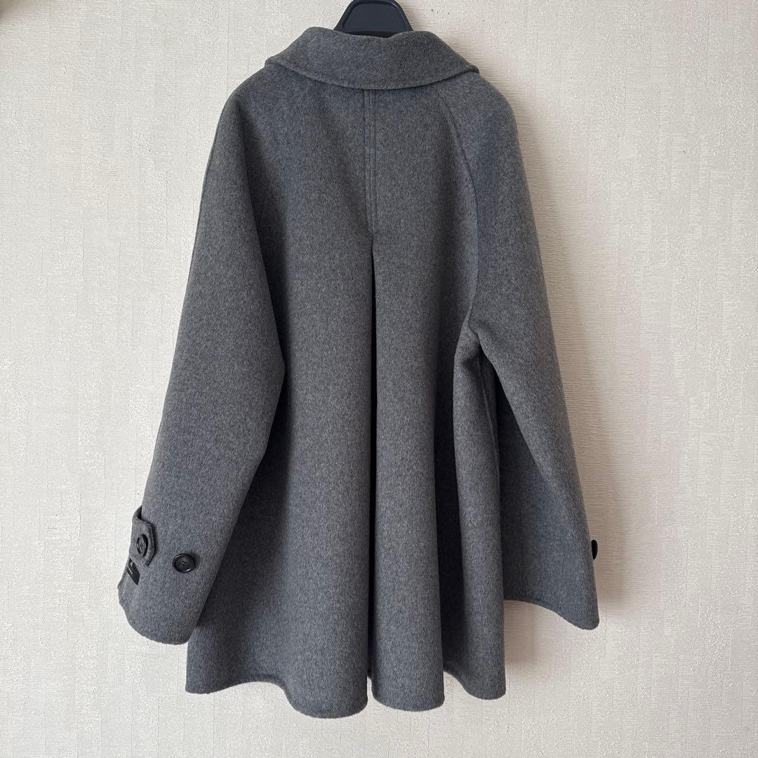 Aライン ウールコート 新品 グレー