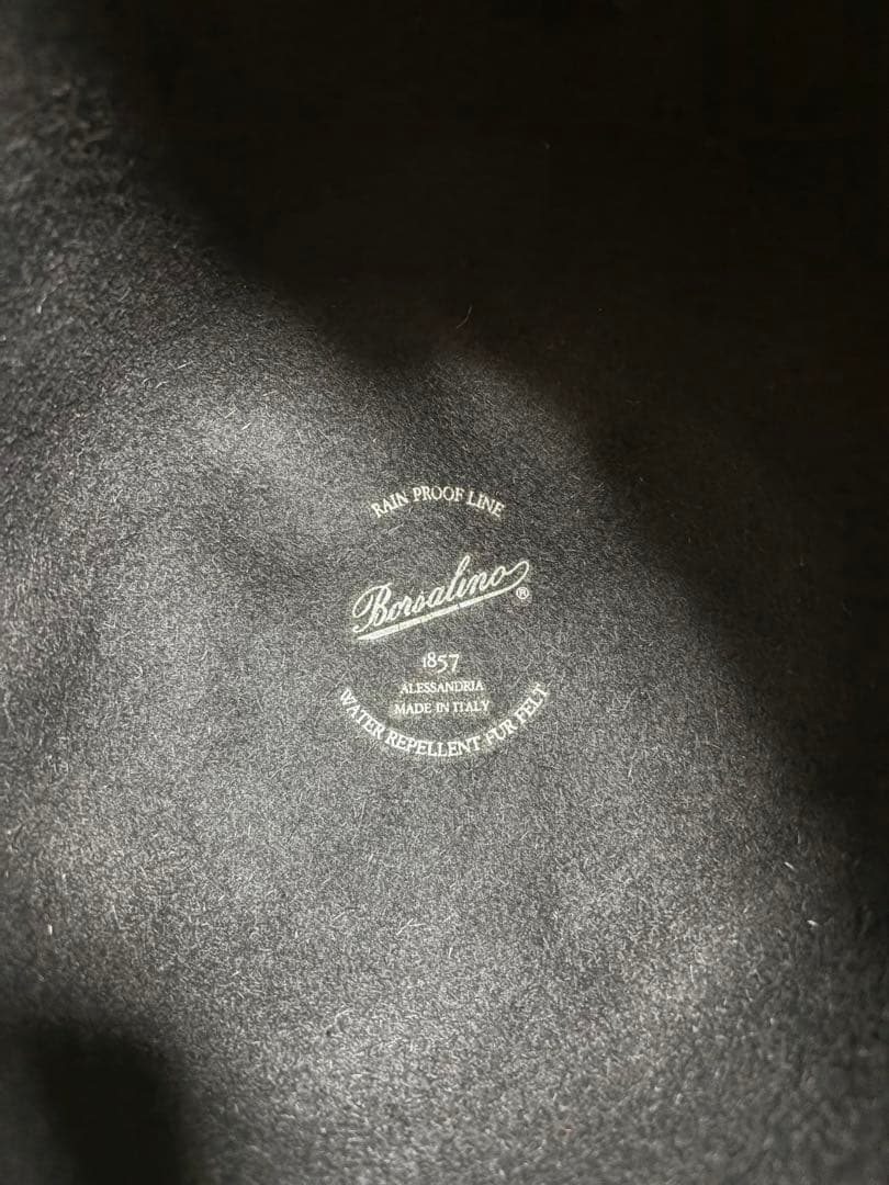 【極美品】Borsalino ボルサリーノRain Proof Line 58