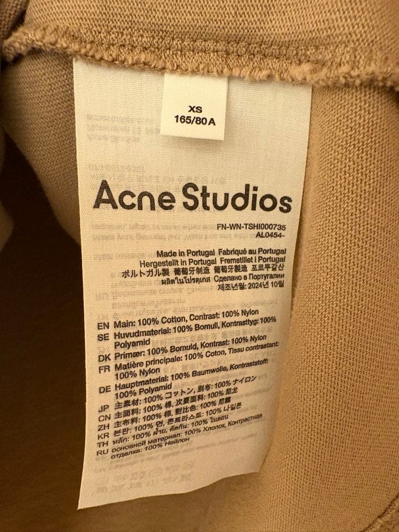 acne studios レイヤードTシャツ