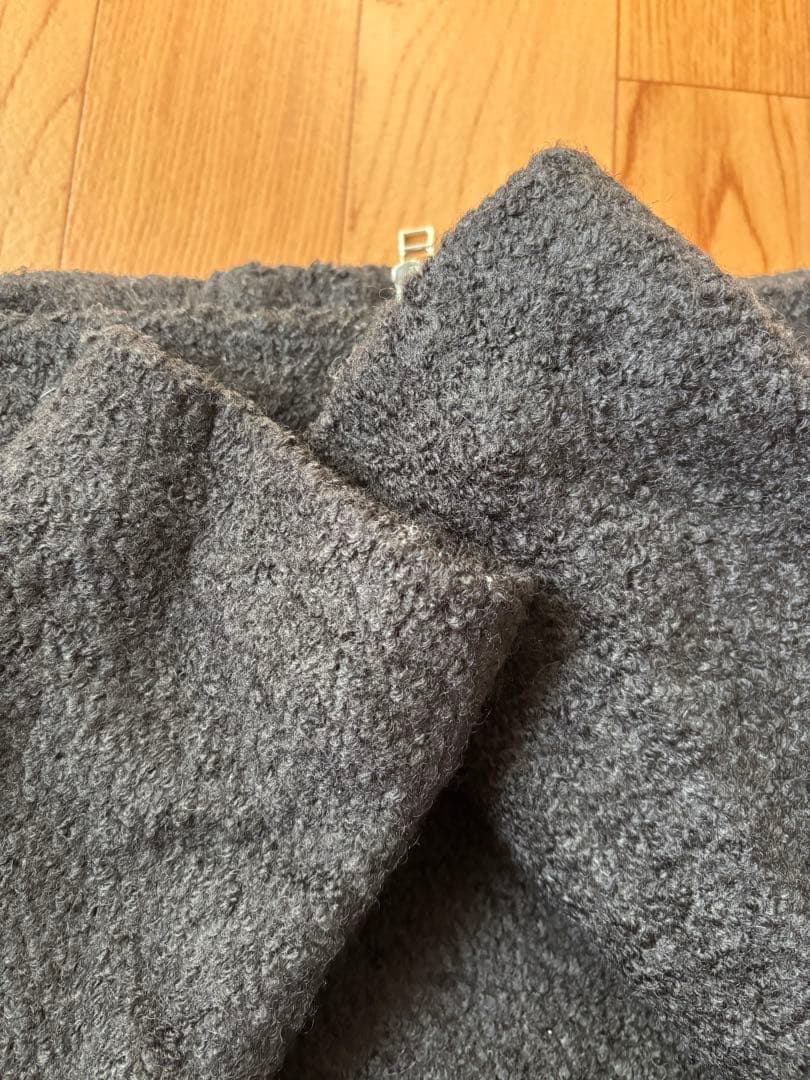 the toe スカートセットアップ　フリース　ボアコート