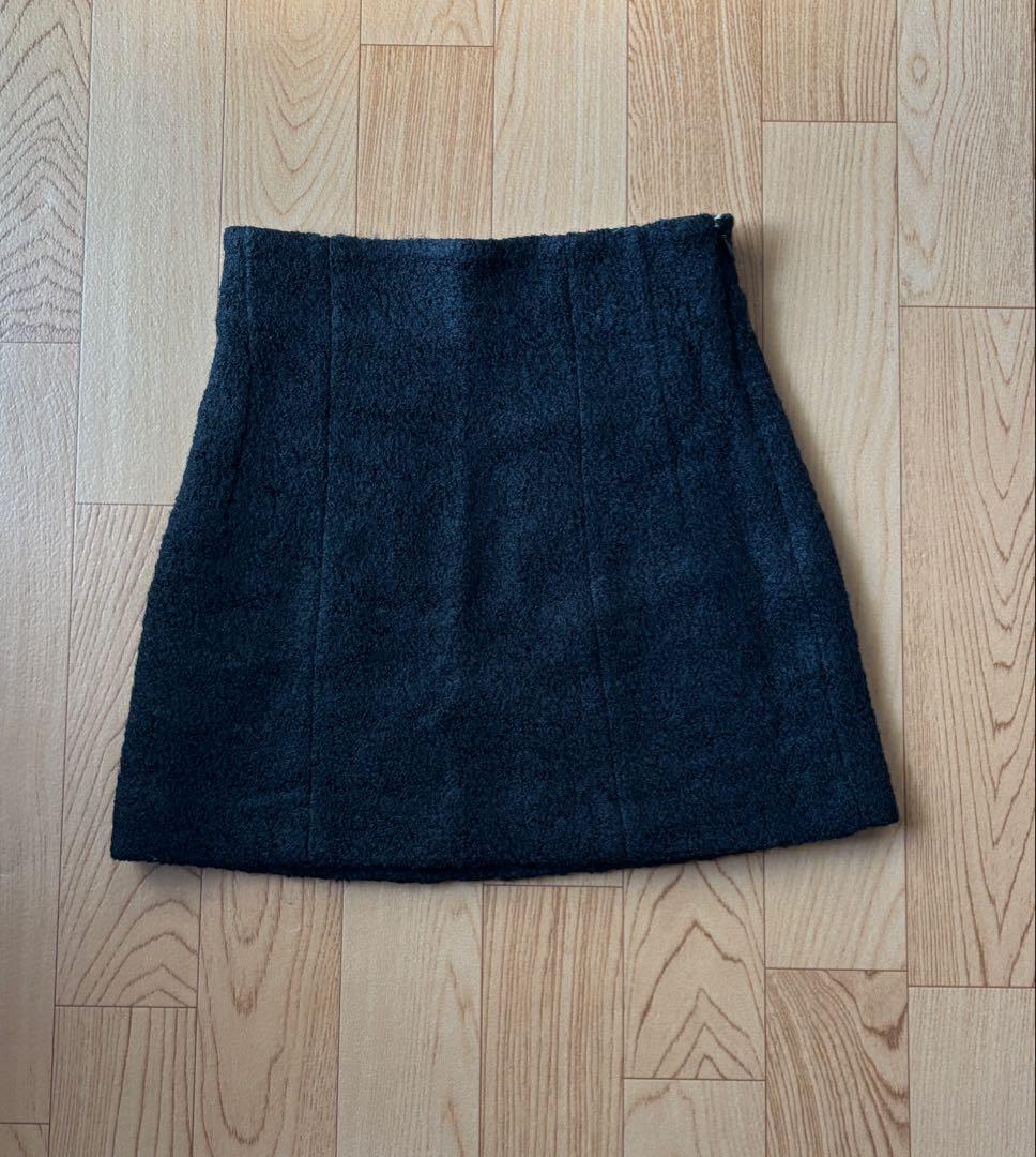 the toe スカートセットアップ　フリース　ボアコート