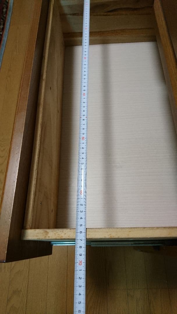 サンウッディ-ローチェスト3段 W140xD45xH84cm