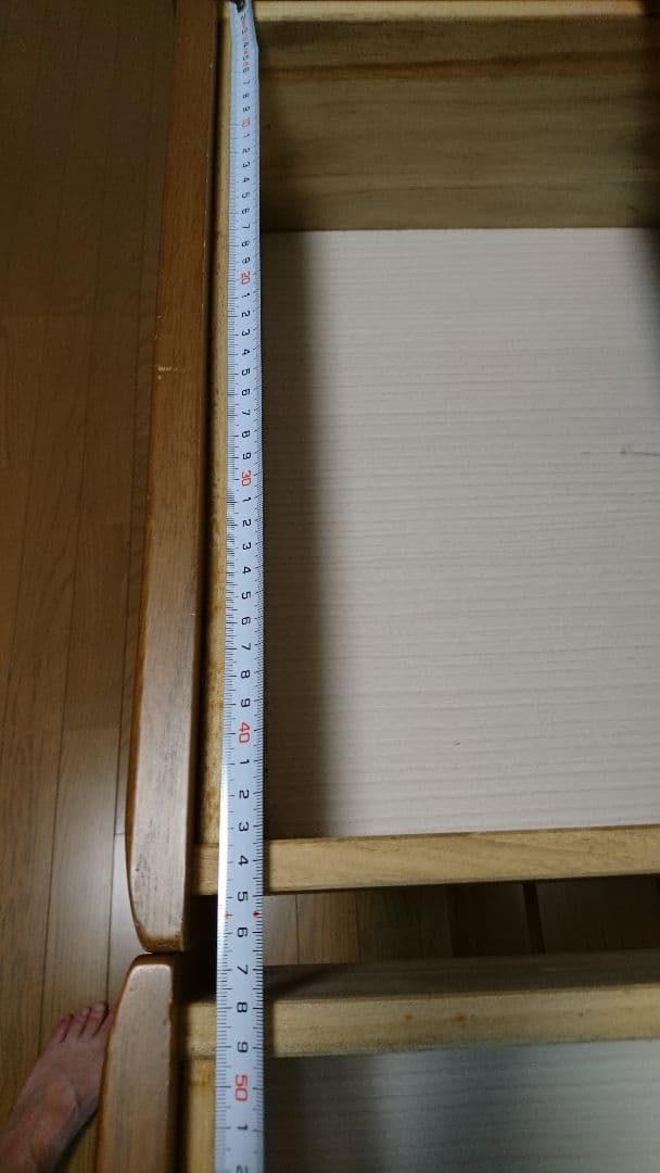 サンウッディ-ローチェスト3段 W140xD45xH84cm