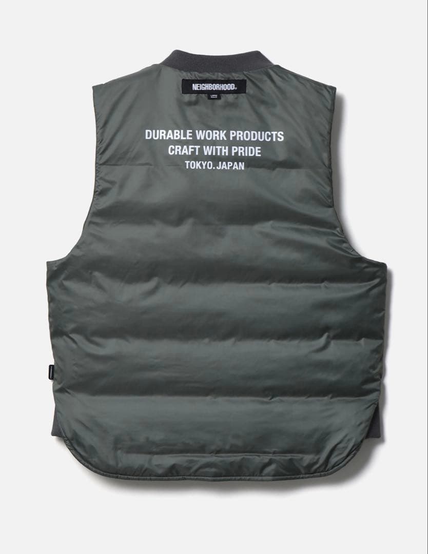 トップス NEIGHBORHOOD REVERSIBLE PADDED VEST XL