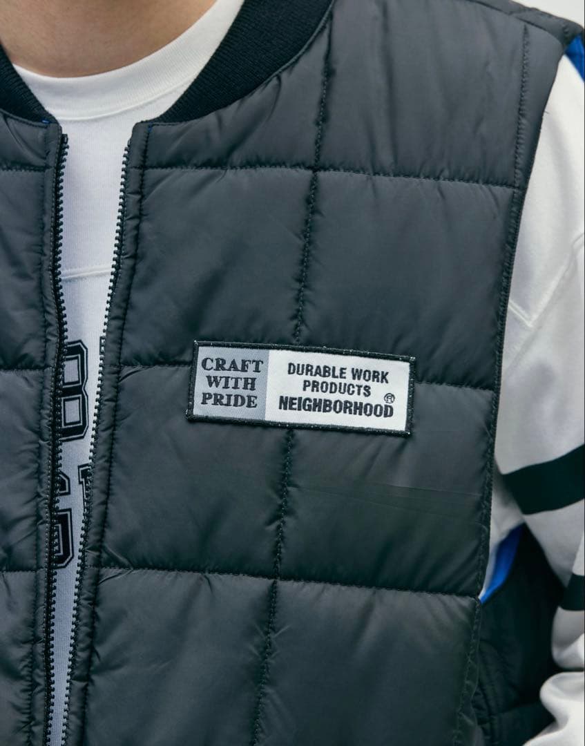 トップス NEIGHBORHOOD REVERSIBLE PADDED VEST XL