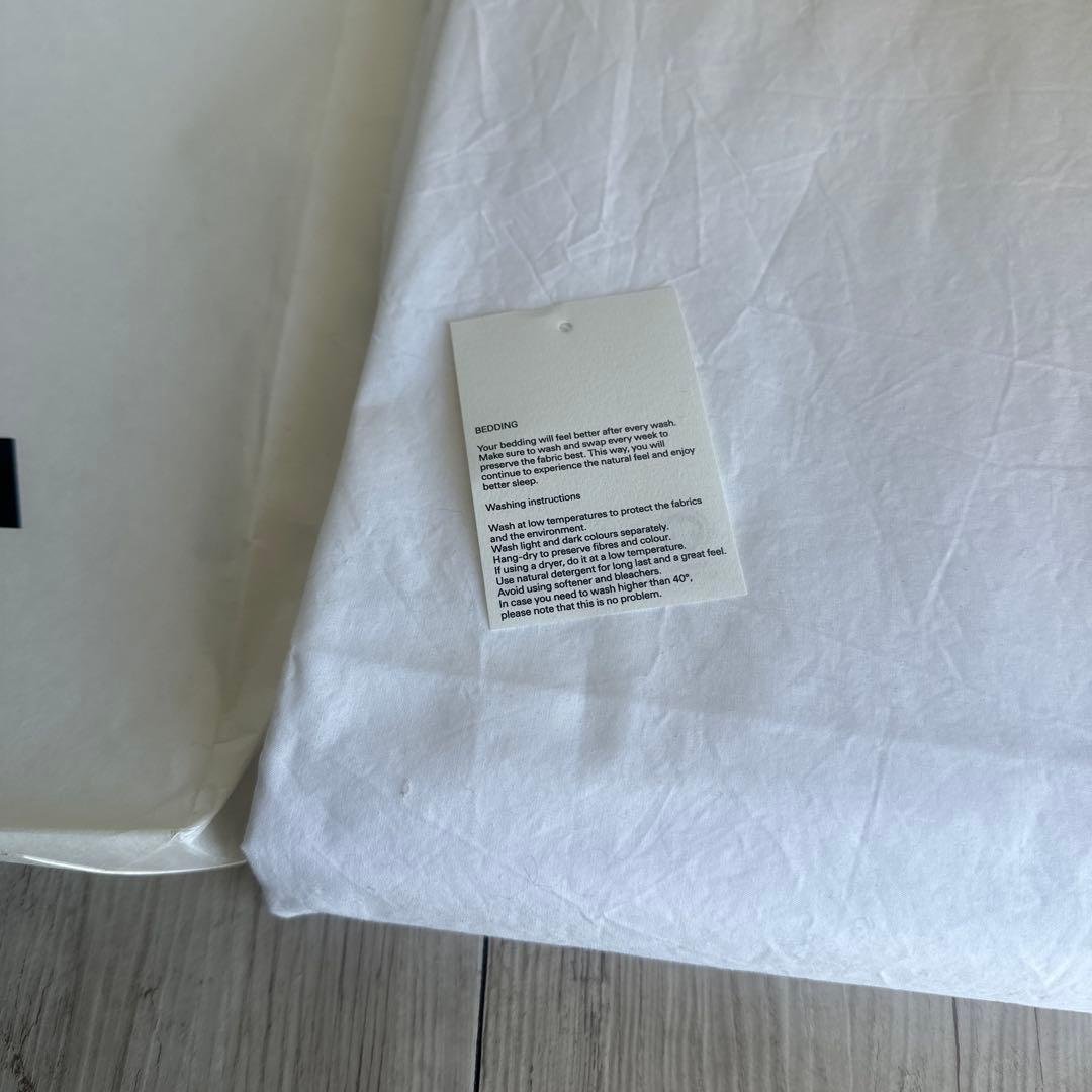 TEKLA フラットシーツ ダブルサイズ ホワイト