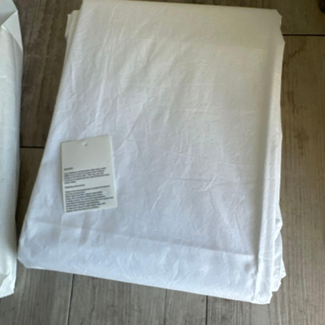 TEKLA フラットシーツ ダブルサイズ ホワイト