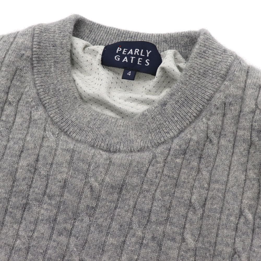 PEARLYGATES　パーリーゲイツ　メッシュ裏地　カシミヤ100％　セーター