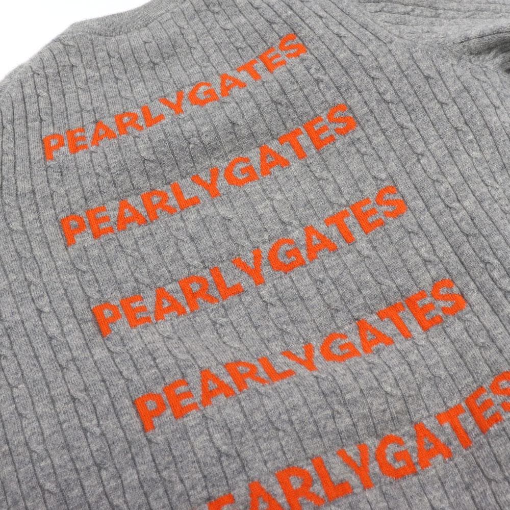 PEARLYGATES　パーリーゲイツ　メッシュ裏地　カシミヤ100％　セーター