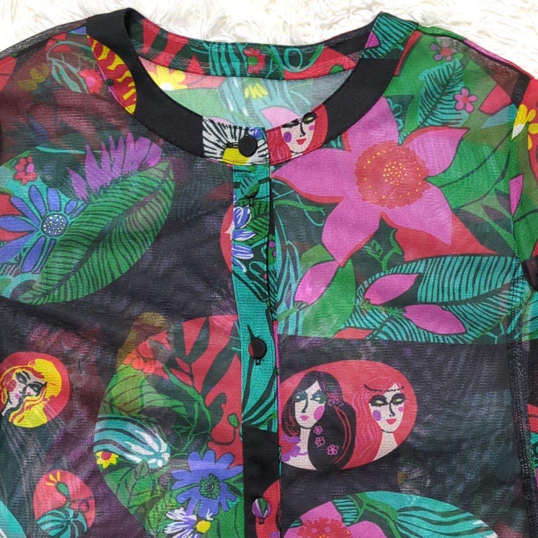 TOKUKO 1er VOL　前開き チュニック　羽織物　民族衣装　女性　お花