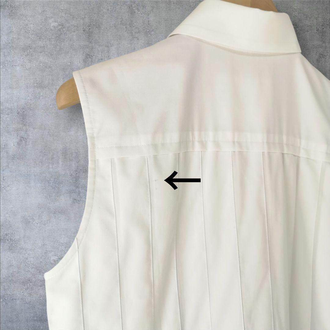 美品 sacai スーチング ミディドレス プリーツ 異素材 Ｓ