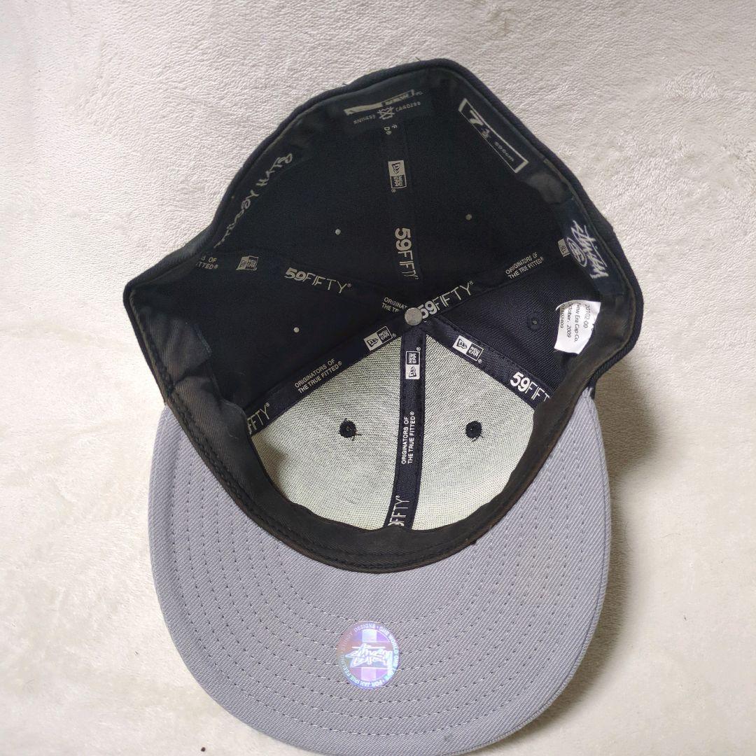 良品 STUSSY NEWERA 59FIFTY コラボ CAP クラウン 刺繍