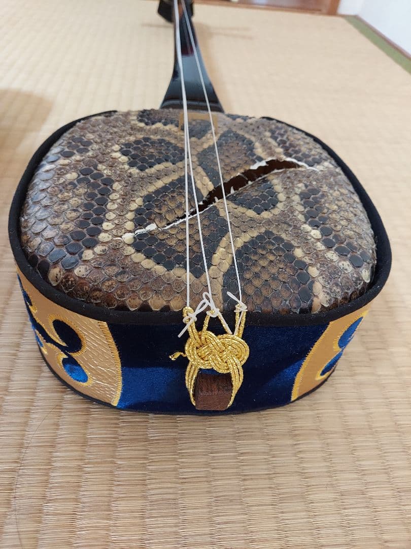 値下げ☆沖縄三線　蛇皮　ケース付き