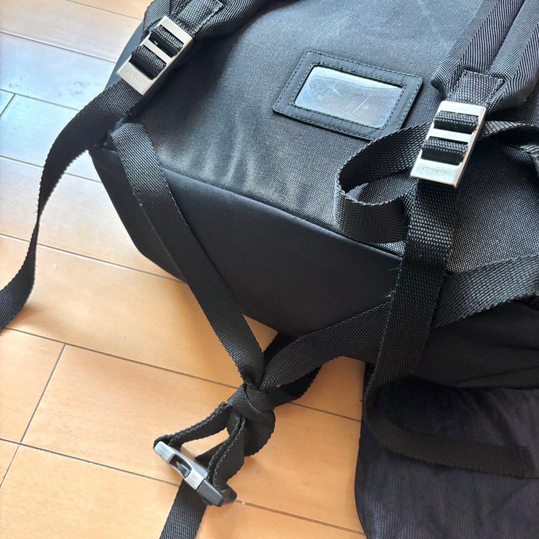 プラダ V136 バックパック リュック バッグ ブラック メンズ トラベル