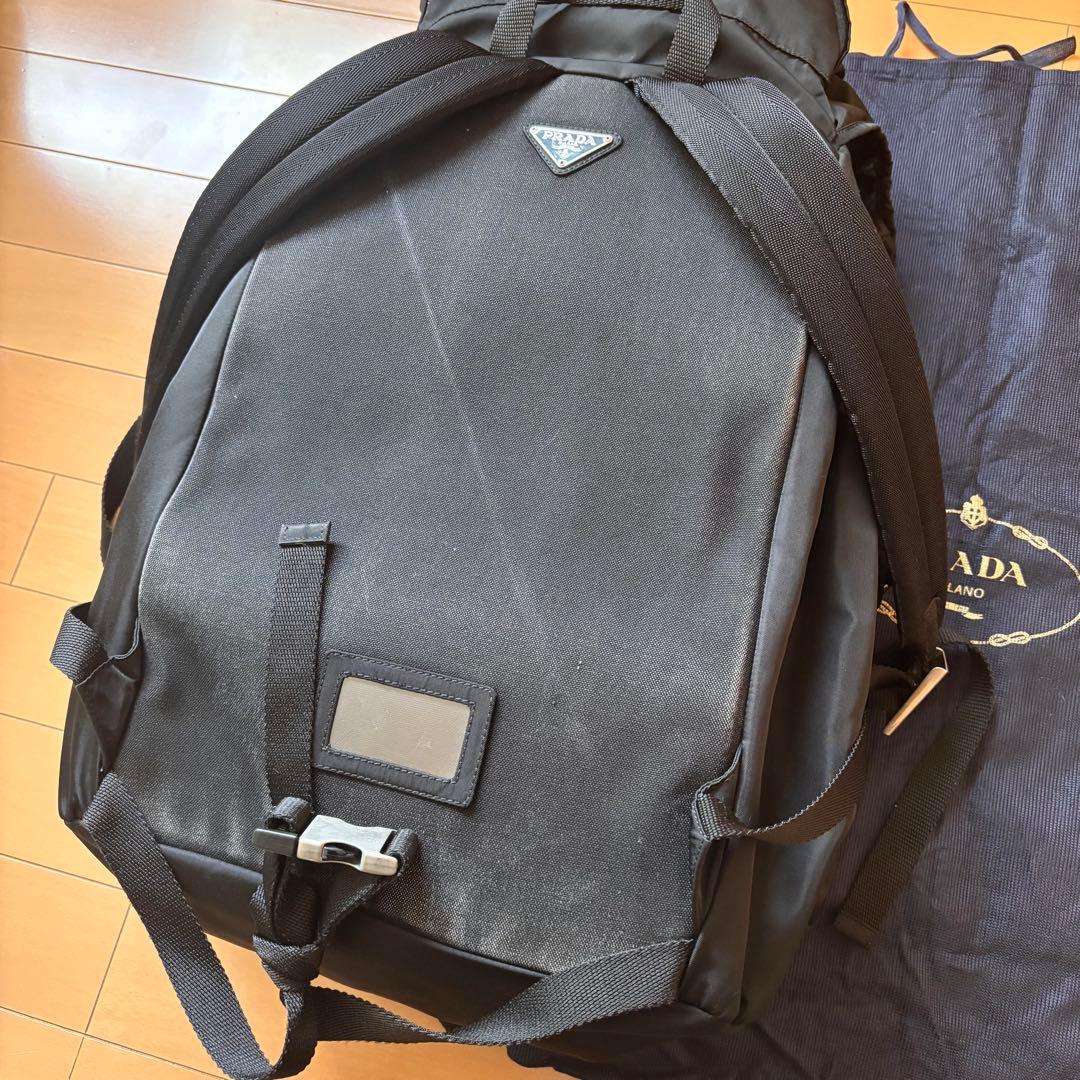 プラダ V136 バックパック リュック バッグ ブラック メンズ トラベル