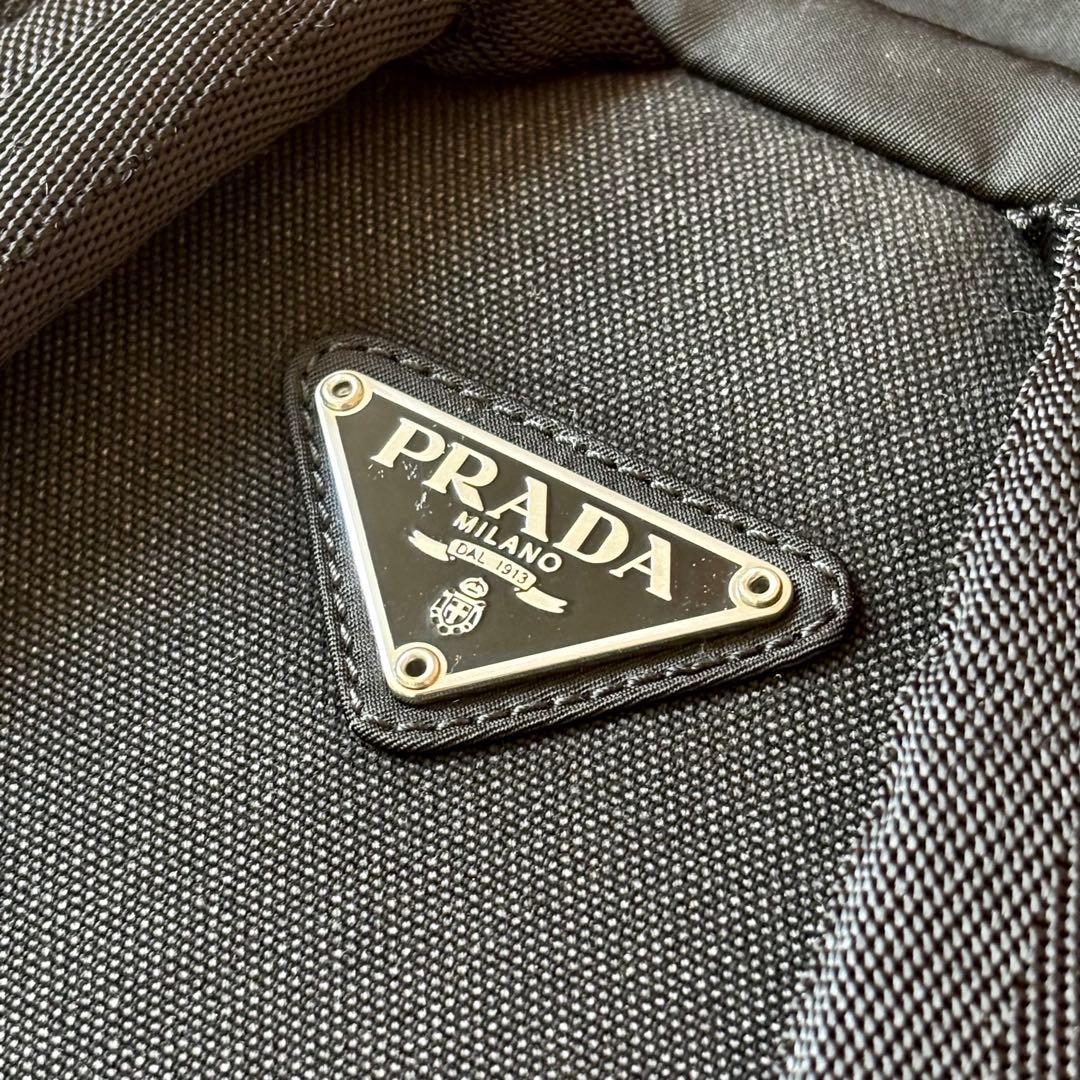 プラダ V136 バックパック リュック バッグ ブラック メンズ トラベル