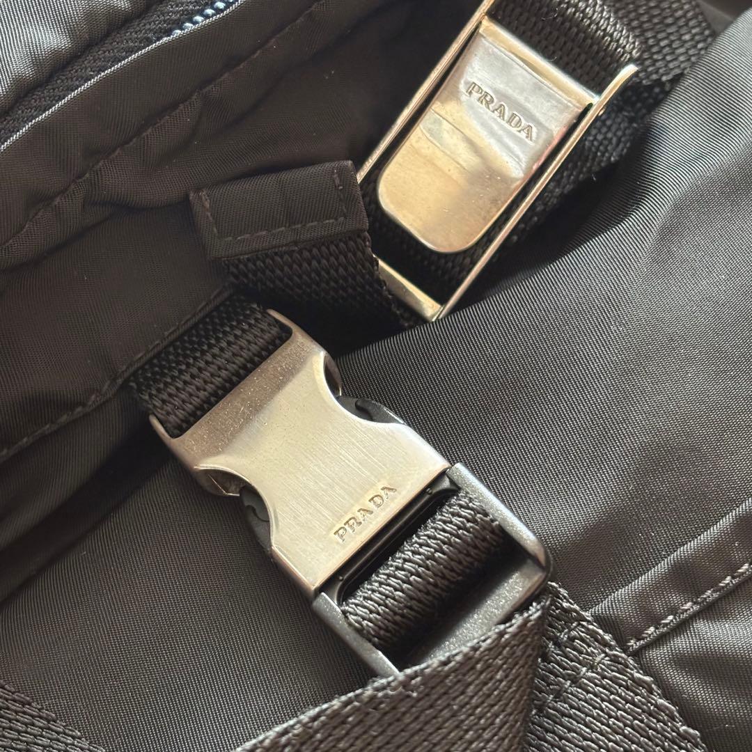 プラダ V136 バックパック リュック バッグ ブラック メンズ トラベル