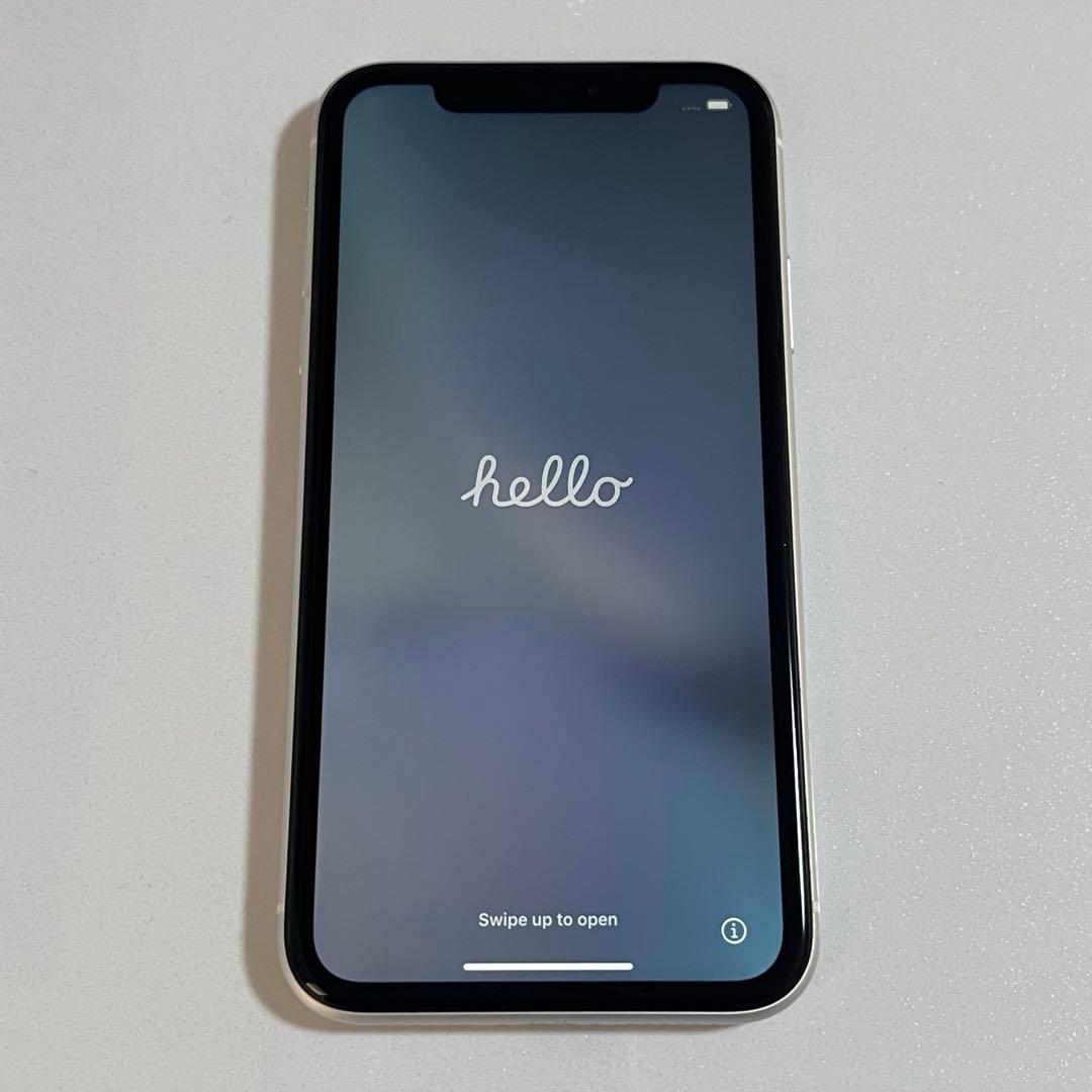 Apple iPhone XR ホワイト 本体のみ 128GB SIMフリー