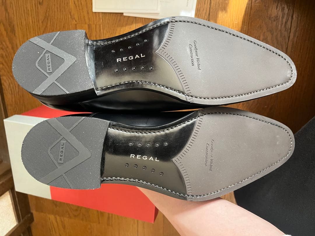 未使用 REGAL リーガル 27cm 315R ストレートチップ