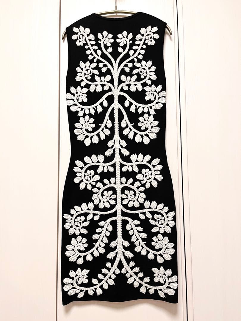 Alexander McQueen ブラック ニットミニワンピース XS ドレス