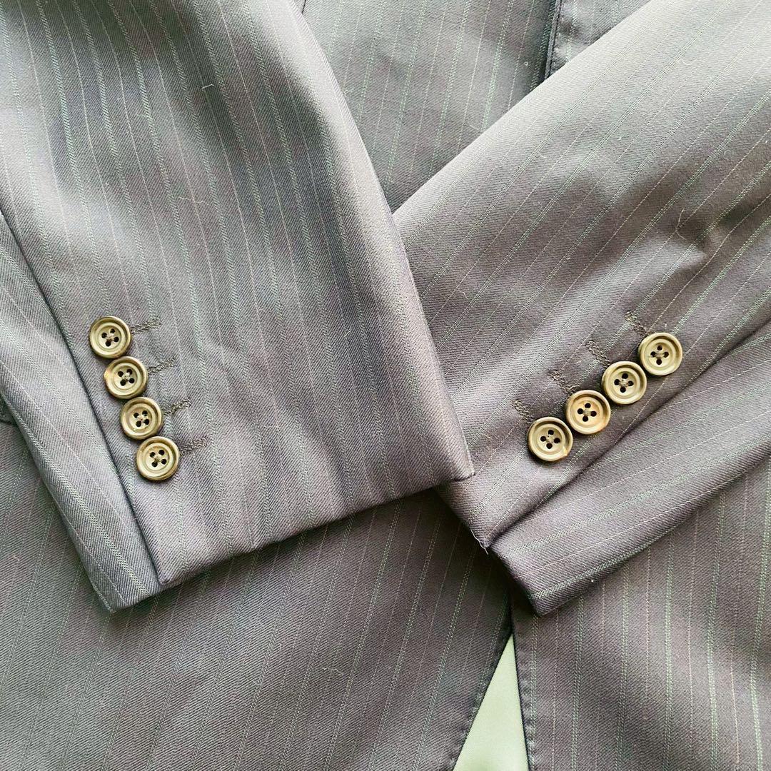 フィロ×ロロピアーナ●極美品●イタリア製super150 高級ウールスーツ 3L