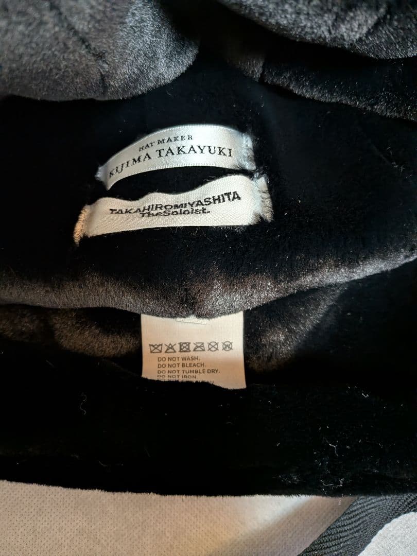 帽子 TAKAHIROMIYASHITATheSoloist bomber hat.