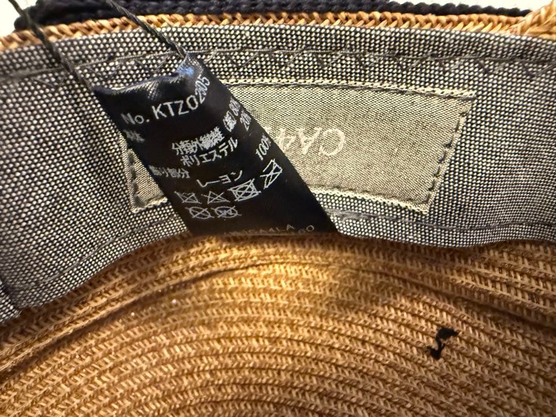 CA4LA キャスケット　デイリー　カジュアル　麦わら帽子